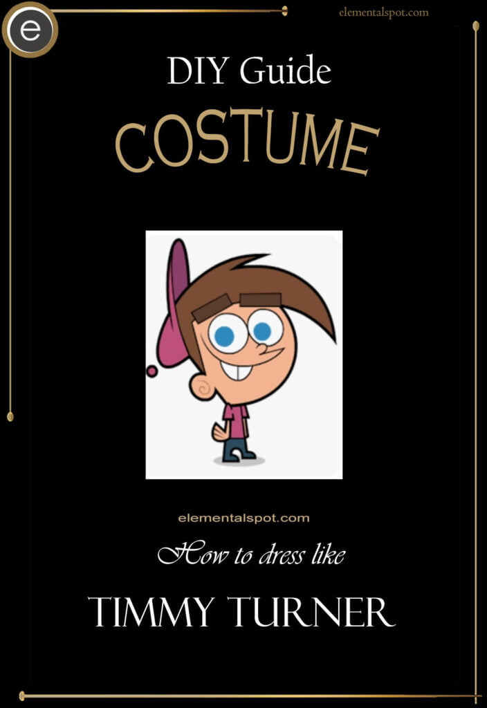 How to dress like Timmy Turner-Fairly Oddparentscostume-DIY