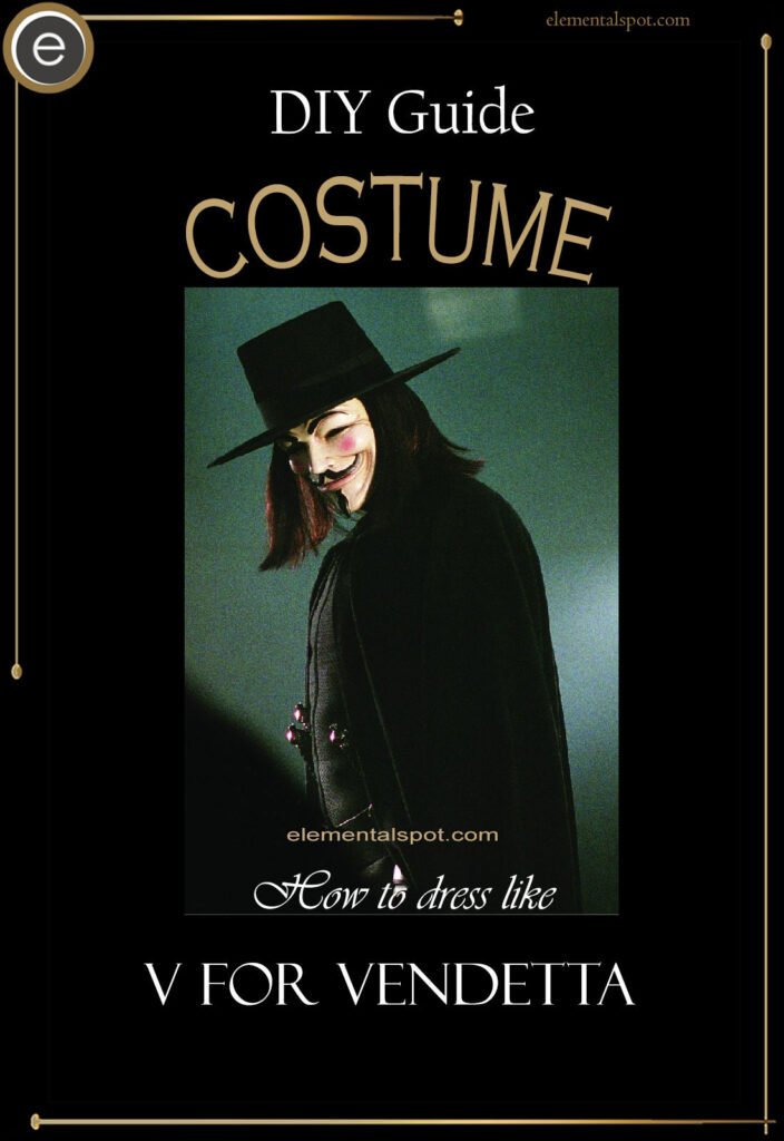How to dress like V is for Vendetta-costume-DIY