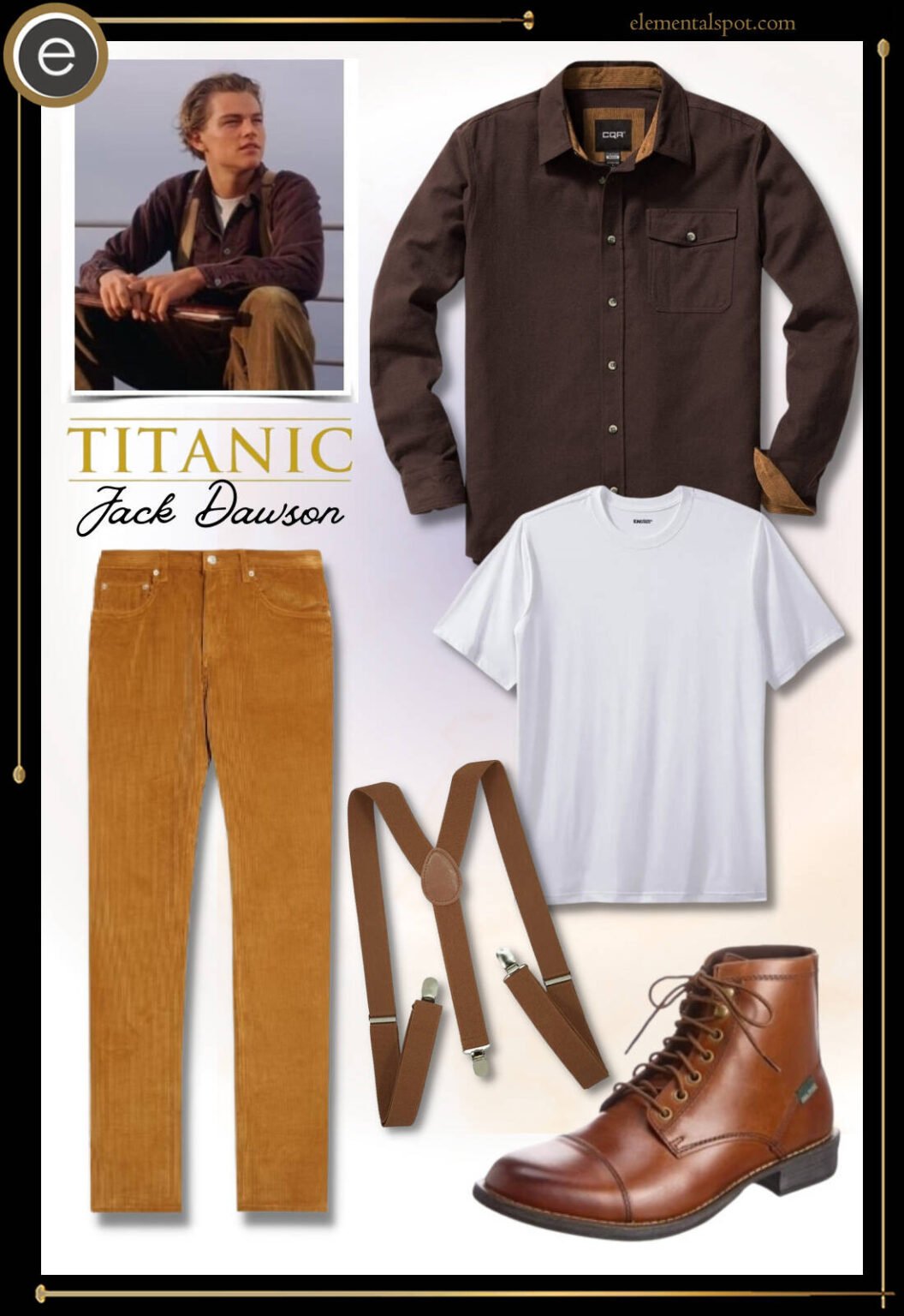 Dress Up Like Jack Dawson from Titanic - Elemental Spot