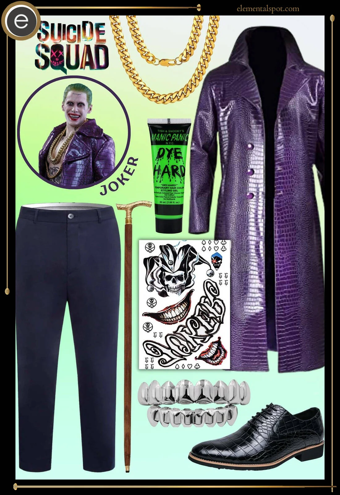 Dress Like Joker (Suicide Squad) Costume