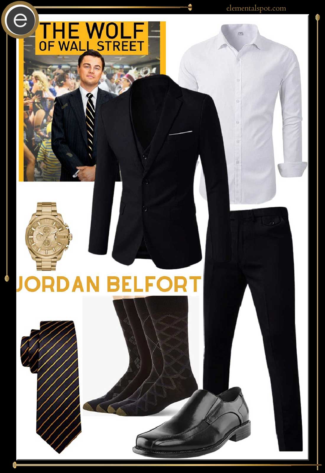 Outfit-Jordan Belfort-The Wolf of Wall Street