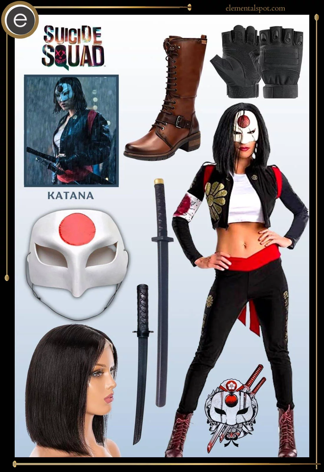 Dress Up Like Katana from Suicide Squad Elemental Spot