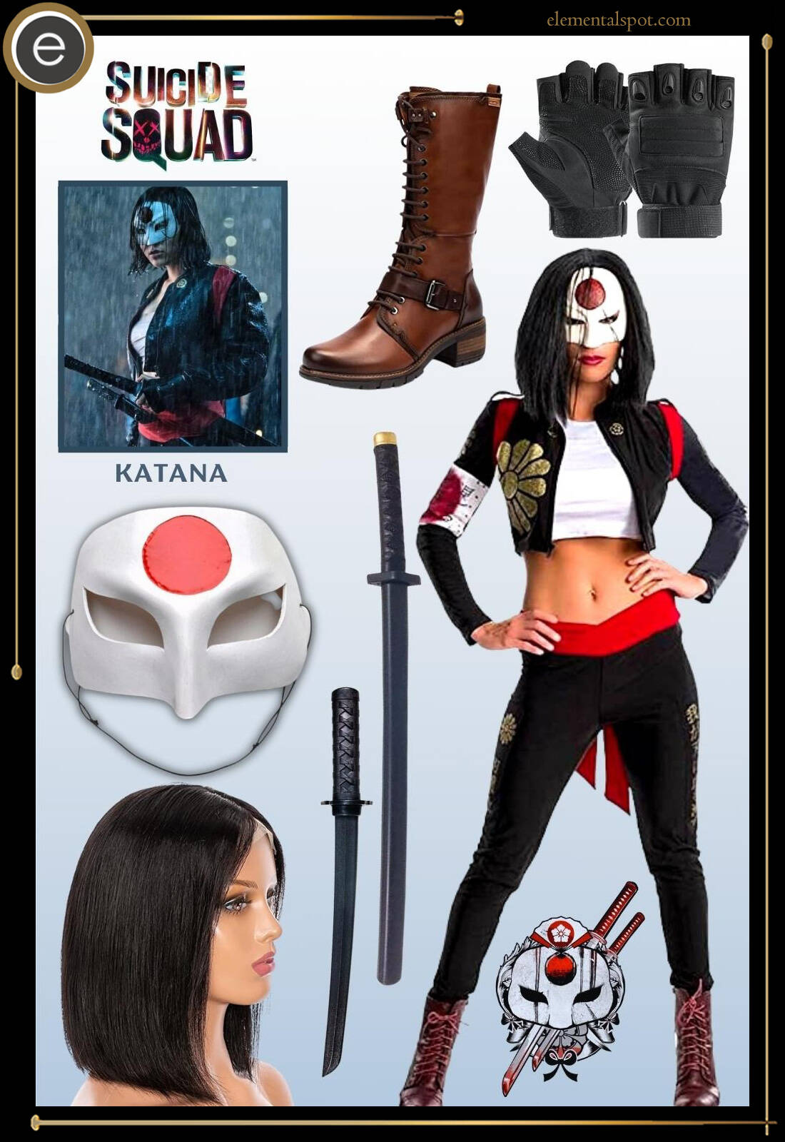Dress Up Like Katana From Suicide Squad Elemental Spot