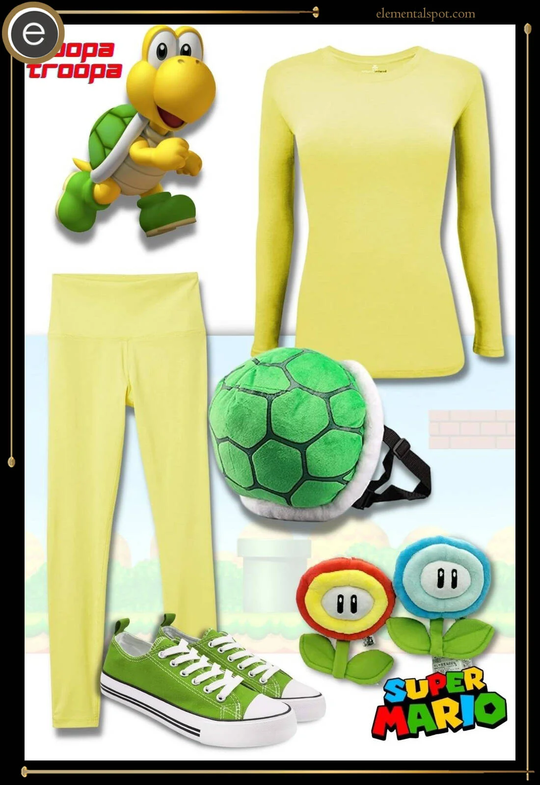 Dress Up Like Koopa Troopa from Super Mario Bros Elemental Spot