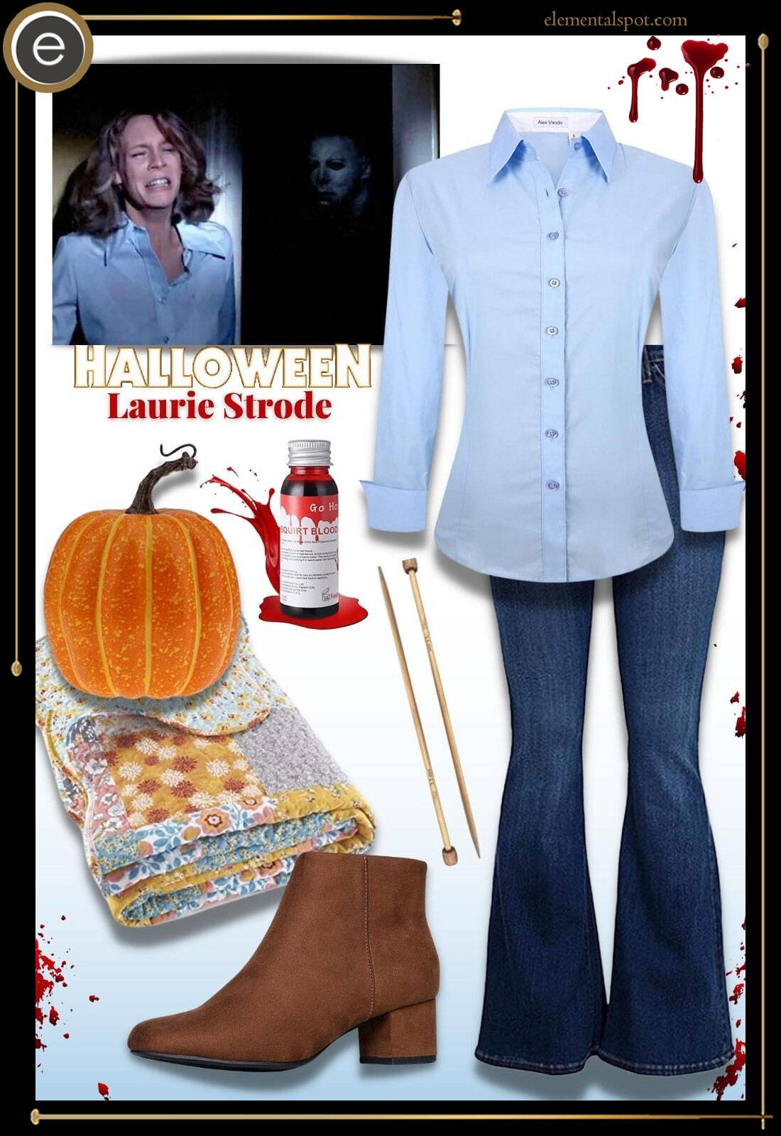 Dress Up Like Laurie Strode from Halloween Elemental Spot