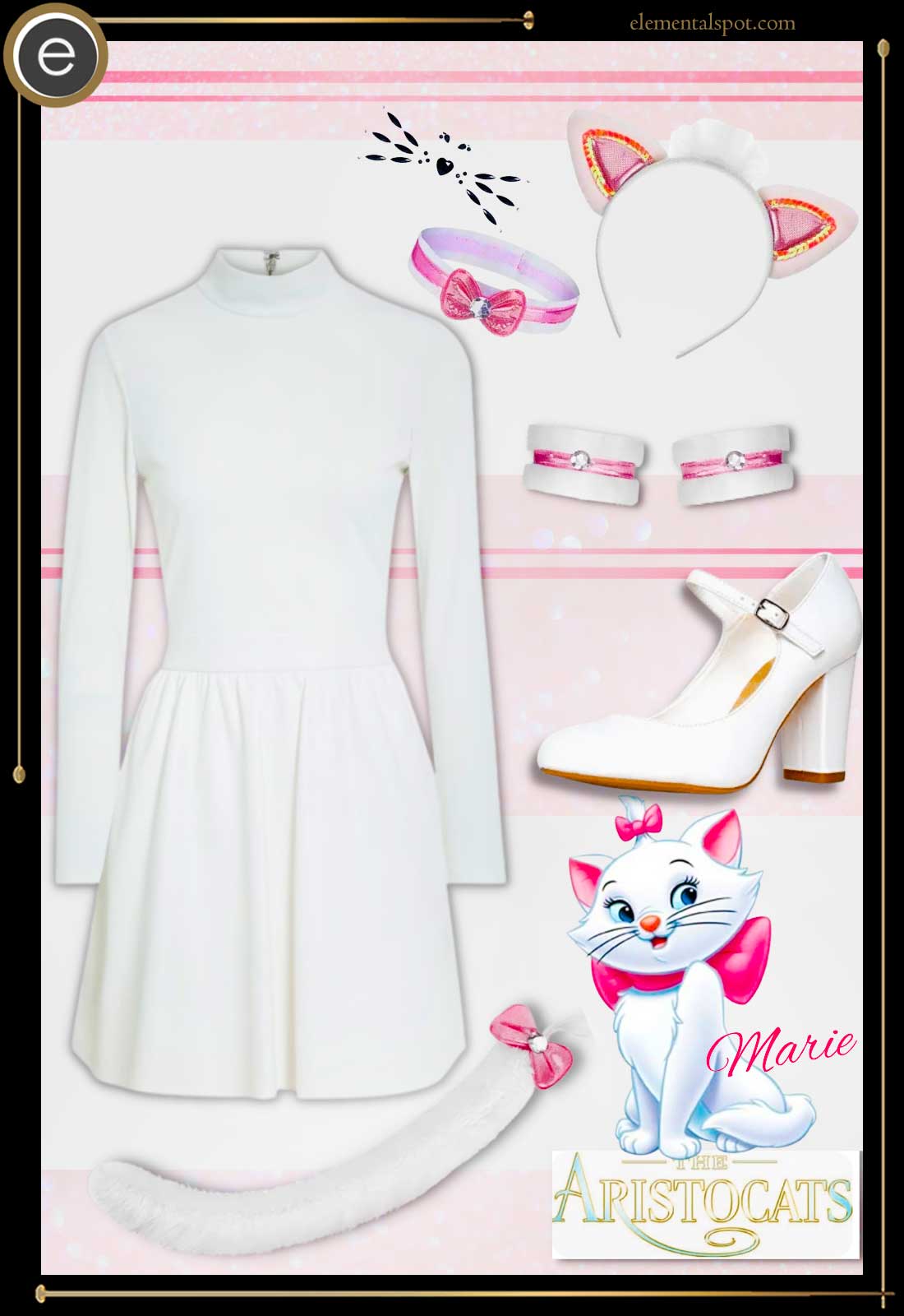 Aristocats Marie Costume