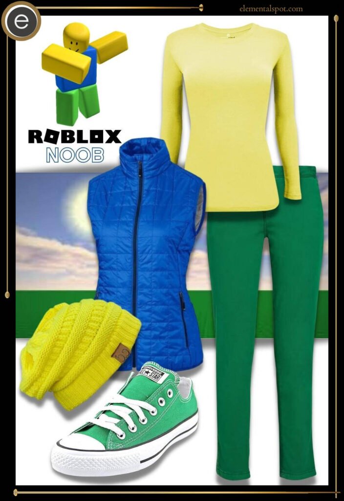 Dress Up Like Noob From Roblox Elemental Spot 