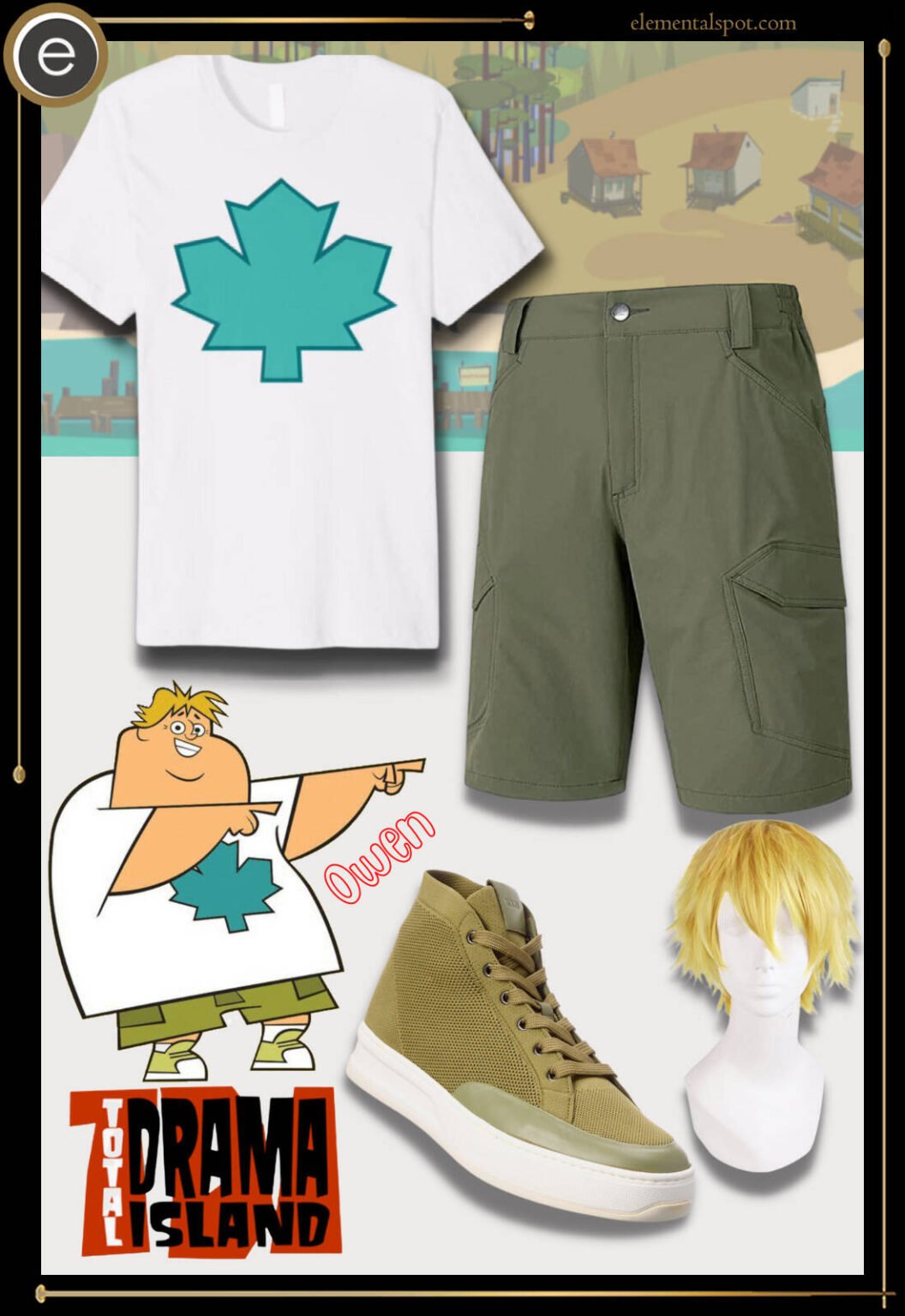 Dress Up Like Owen From Total Drama Island Elemental Spot 9941