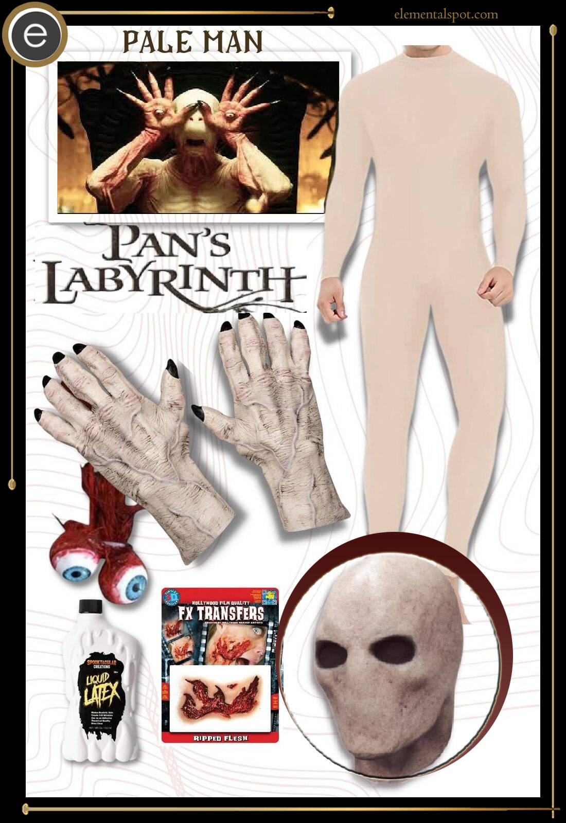 Dress Up Like Pale Man from Pans Labyrinth - Elemental Spot