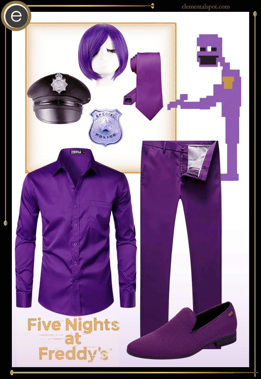 Roblox Halloween / Design It! / Purple Guy Halloween Costume