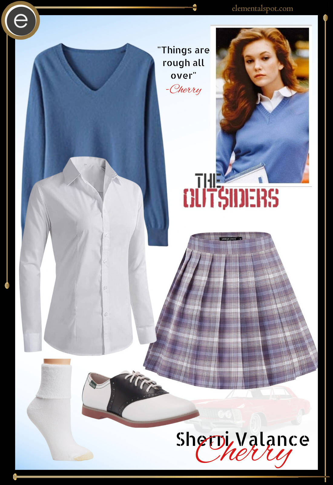 Dress Up Like Sherri Cherry Valance from The Outsiders - Elemental Spot