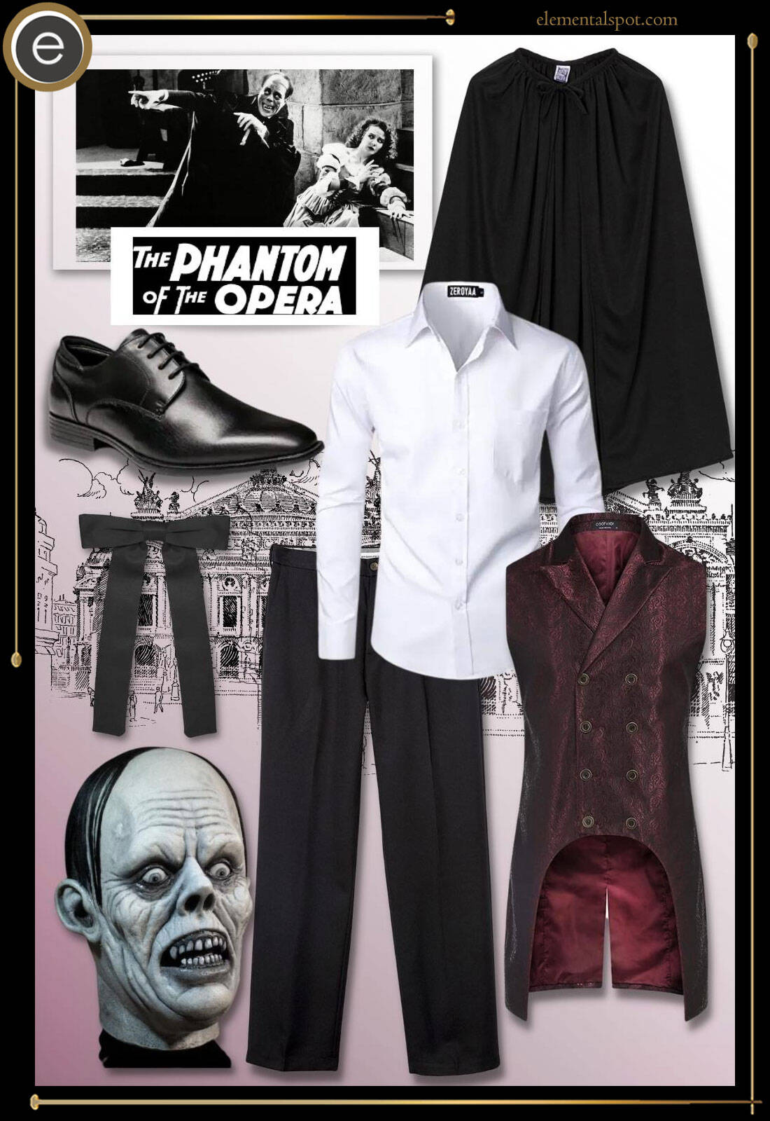 costume-The Phantom 1925-The Phantom of the Opera