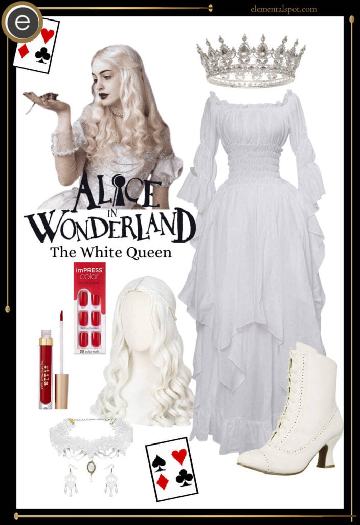 Dress Up Like The White Queen from Alice in Wonderland Elemental Spot