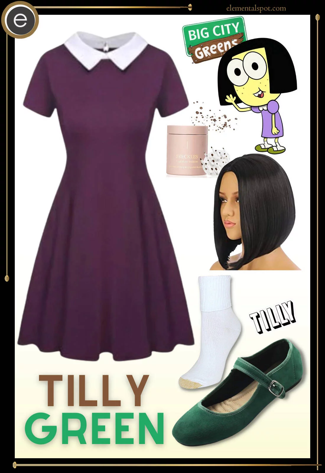 slim fit dress slacks Tilly Textured Ruffle Dress