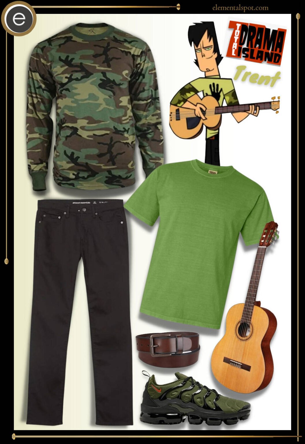 Dress Up Like Trent From Total Drama Island Elemental Spot 9854