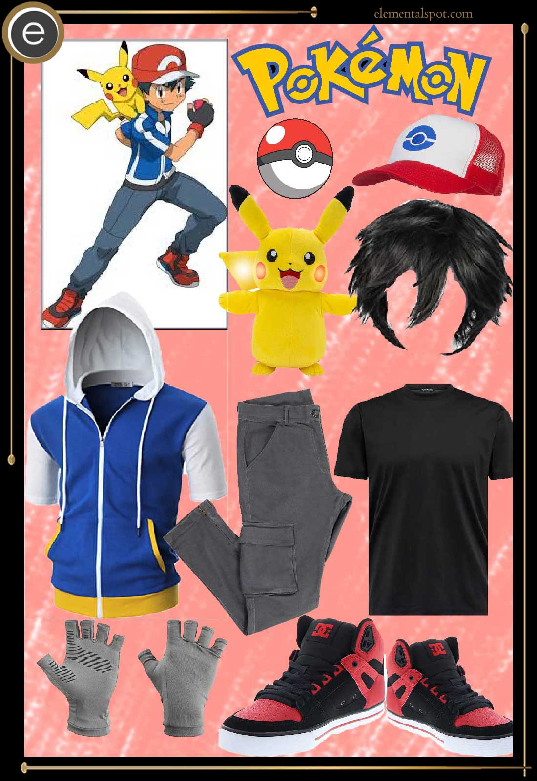 Dress Up Like Ash Ketchum From Pokemon Elemental Spot 9118