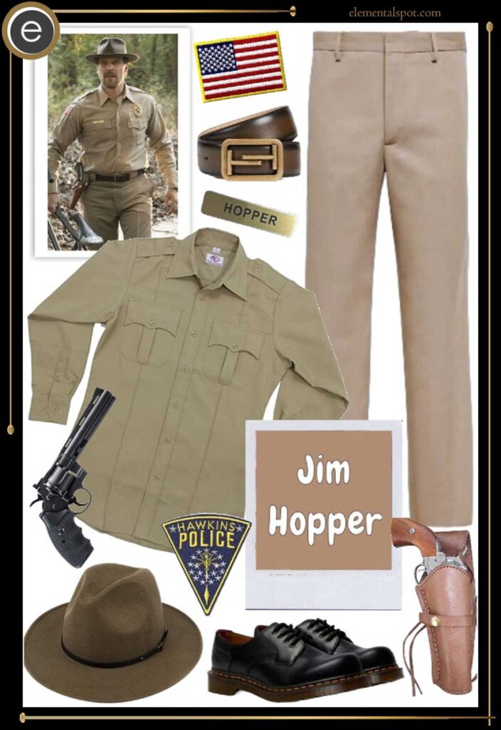 Dress Up Like Chief Jim Hopper from Stranger Things - Elemental Spot