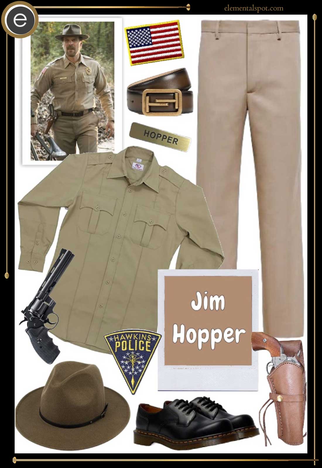 Outfit-Chief Jim Hopper-Stranger Things