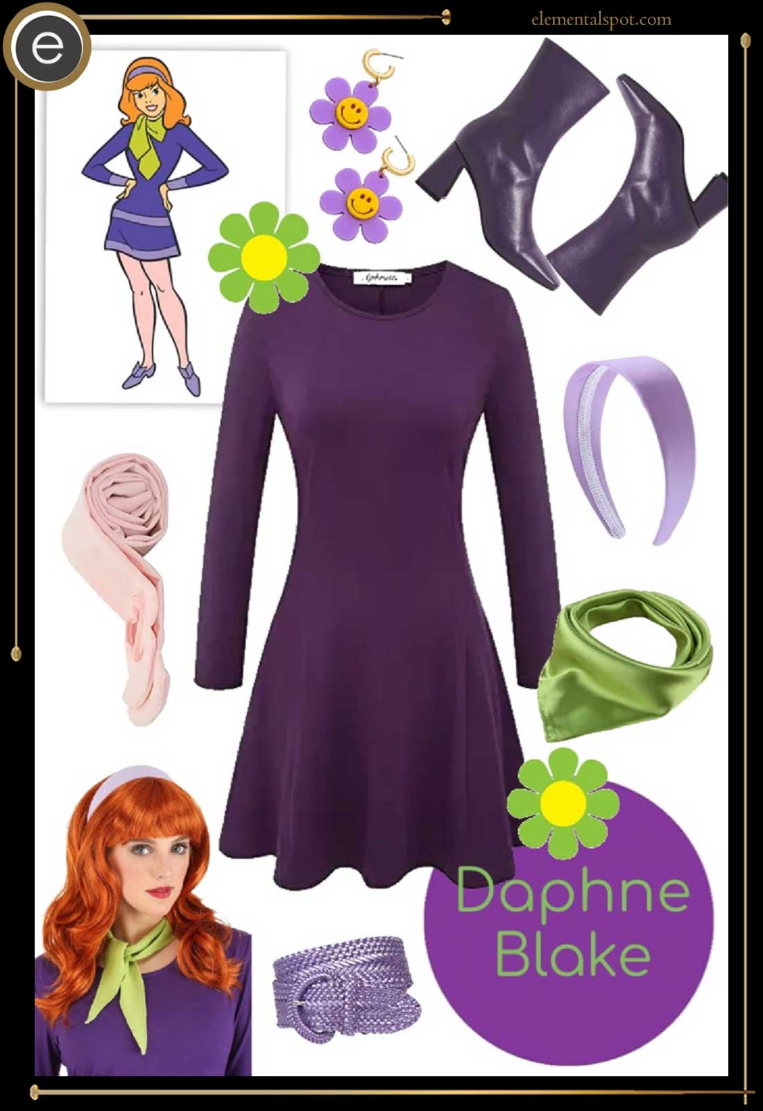 Dress Up Like Daphne Blake from Scooby Doo - Elemental Spot