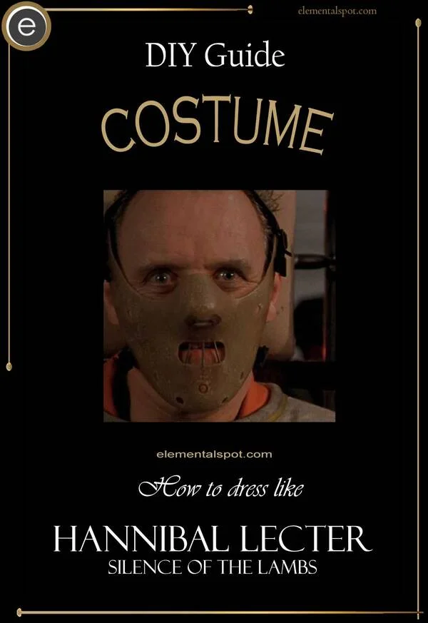 How to dress like Hannibal Lecter-Silence of the Lambscostume-DIY