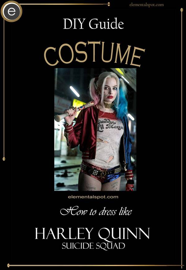 How to dress like Harley Quinn-Suicide Squadcostume-DIY