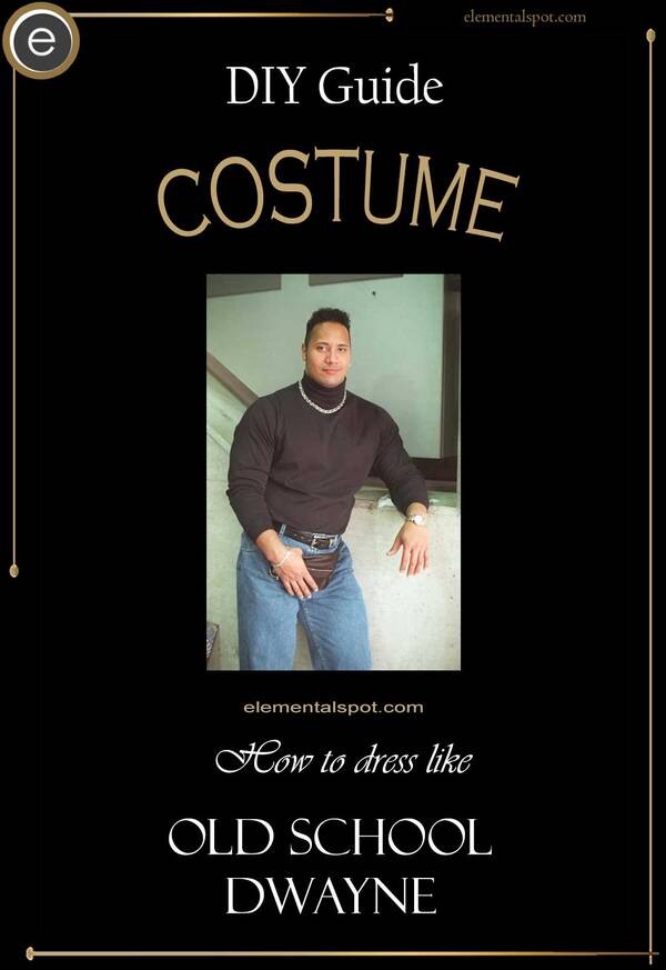 How to dress like Old School Dwayne-costume-DIY