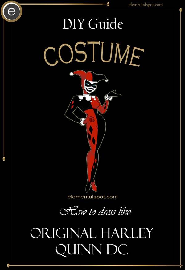 How to dress like Original Harley Quinn-DCcostume-DIY