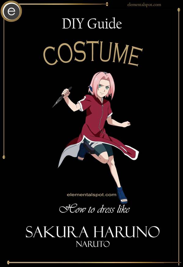 How to dress like Sakura Haruno-Narutocostume-DIY