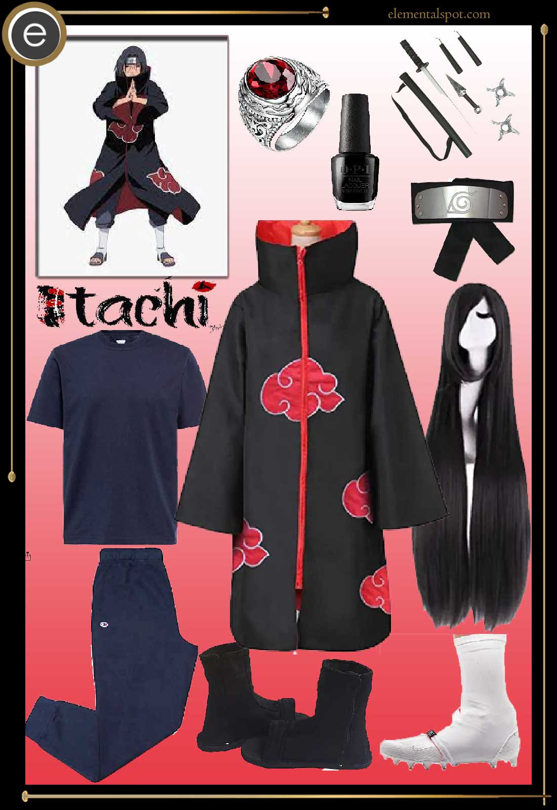 Outfit-Itachi Uchiha-Naruto