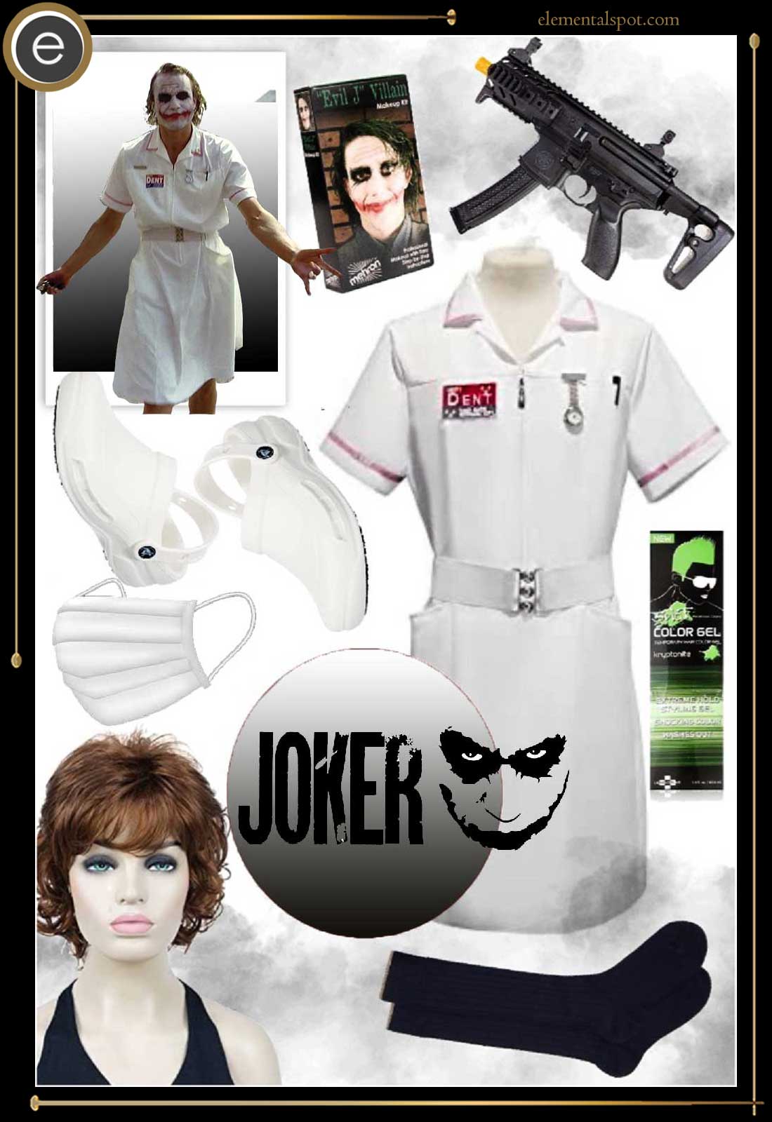Dress Up Like Joker Nurse from The Dark Knight - Elemental Spot
