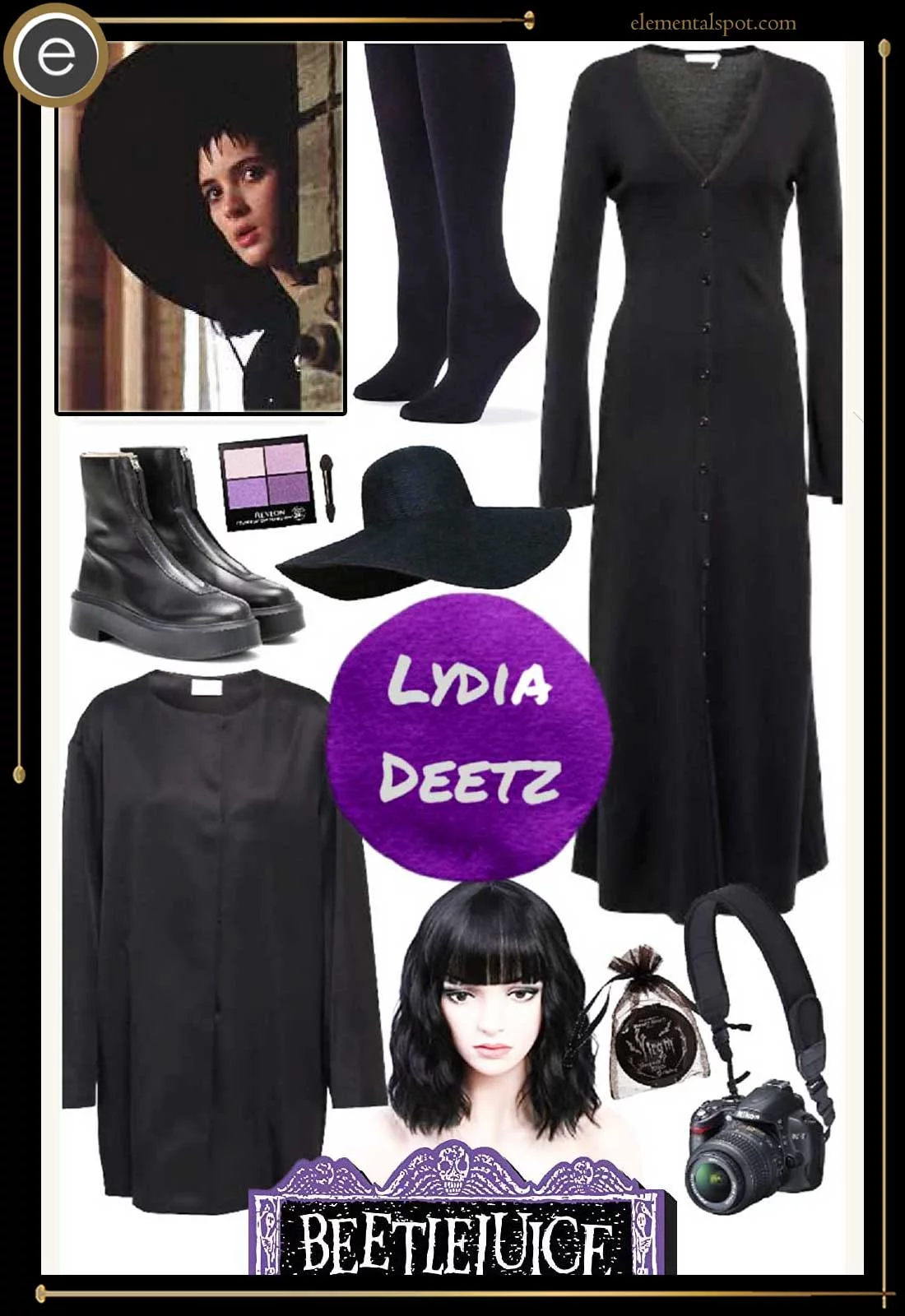 Dress Up Like Lydia Deetz from Beetlejuice - Elemental Spot