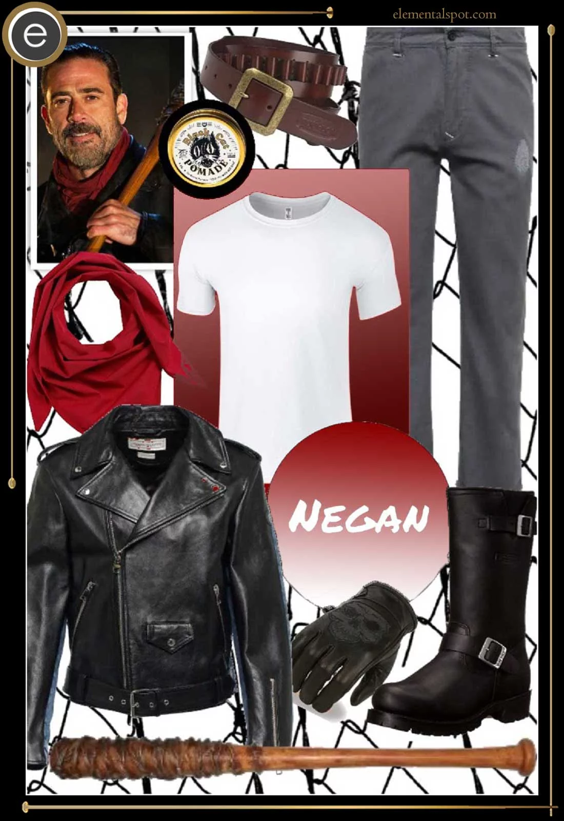 Dress Up Like Negan from Walking Dead - Elemental Spot