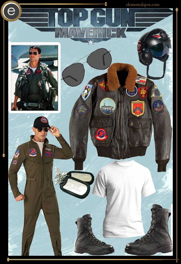 Dress Up Like Pete Maverick Mitchell from Top Gun - Elemental Spot