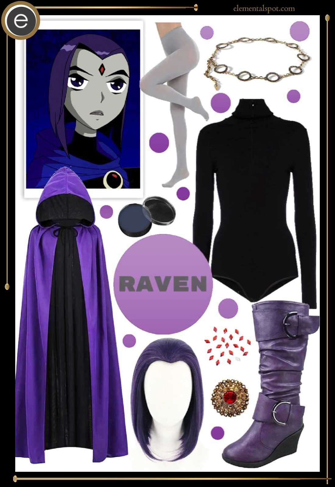 Outfit-Raven-Teen Titans