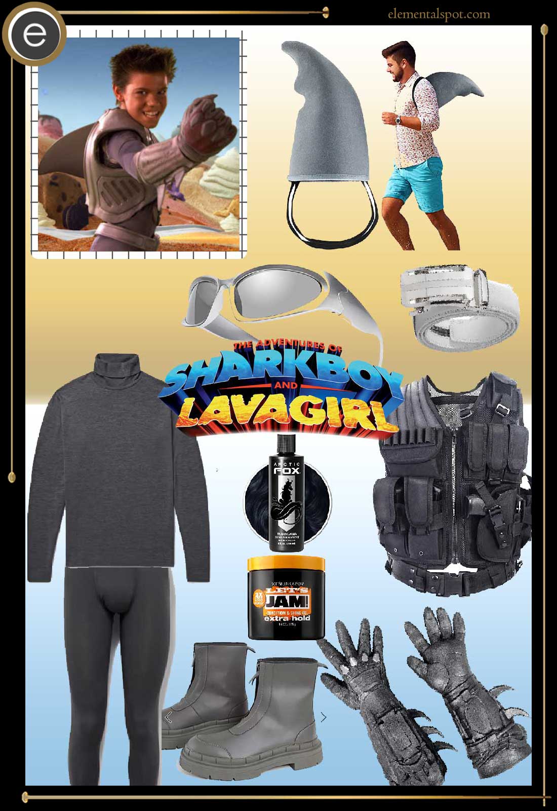 Dress Up Like Sharkboy from The Adventures of Sharkboy and Lavagirl - Elemental Spot