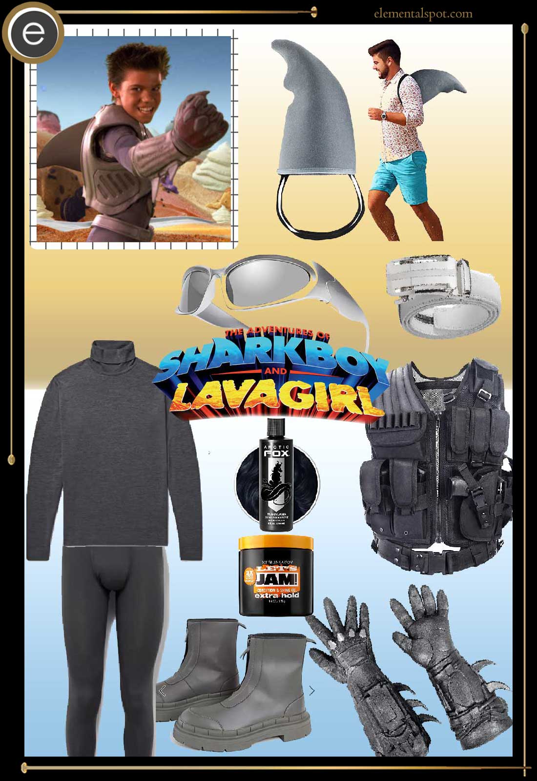 Dress Up Like Sharkboy from The Adventures of Sharkboy and Lavagirl