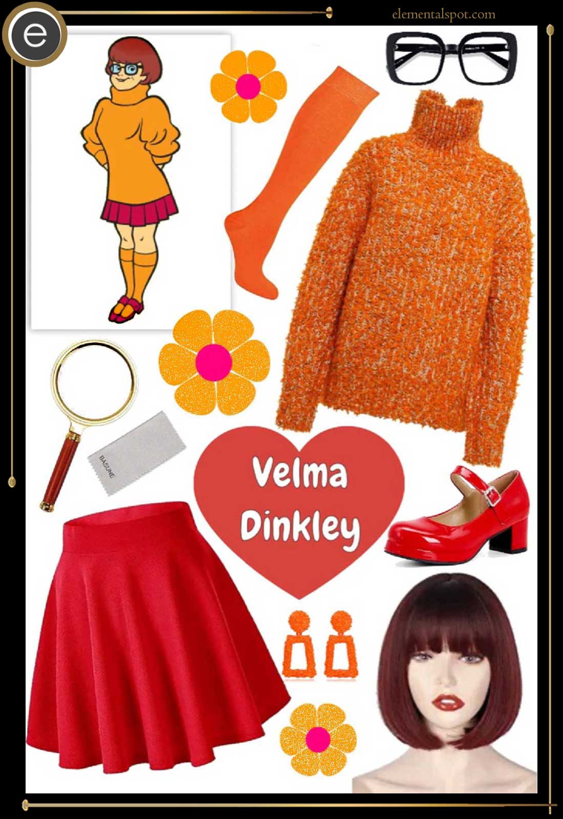 Scooby Doo Velma Costume for Toddler's