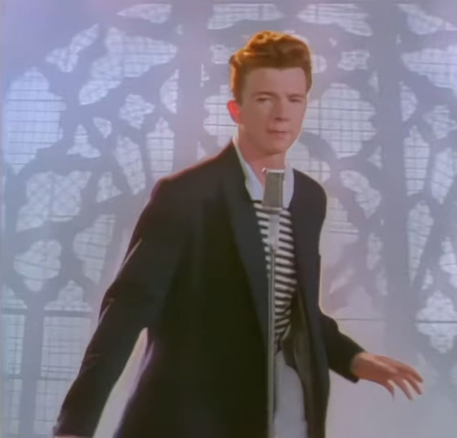 Dress Up Like Rick Astley From Elemental Spot 1995