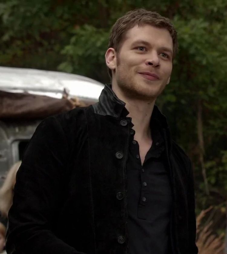 Allsaints Graft Leather Blazer with Suede Collar worn by Klaus Mikaelson Joseph Morgan seen in The Originals S02E12