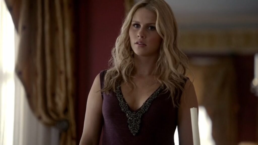 Rachel Roy V-Neck Rhinestone Tank worn by Rebekah Claire Holt seen in The Originals S01E06