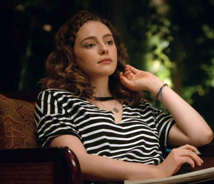 Topshop Stripe Choker Tee worn by Hope Mikaelson Danielle Rose Russell seen in The Originals S05E01