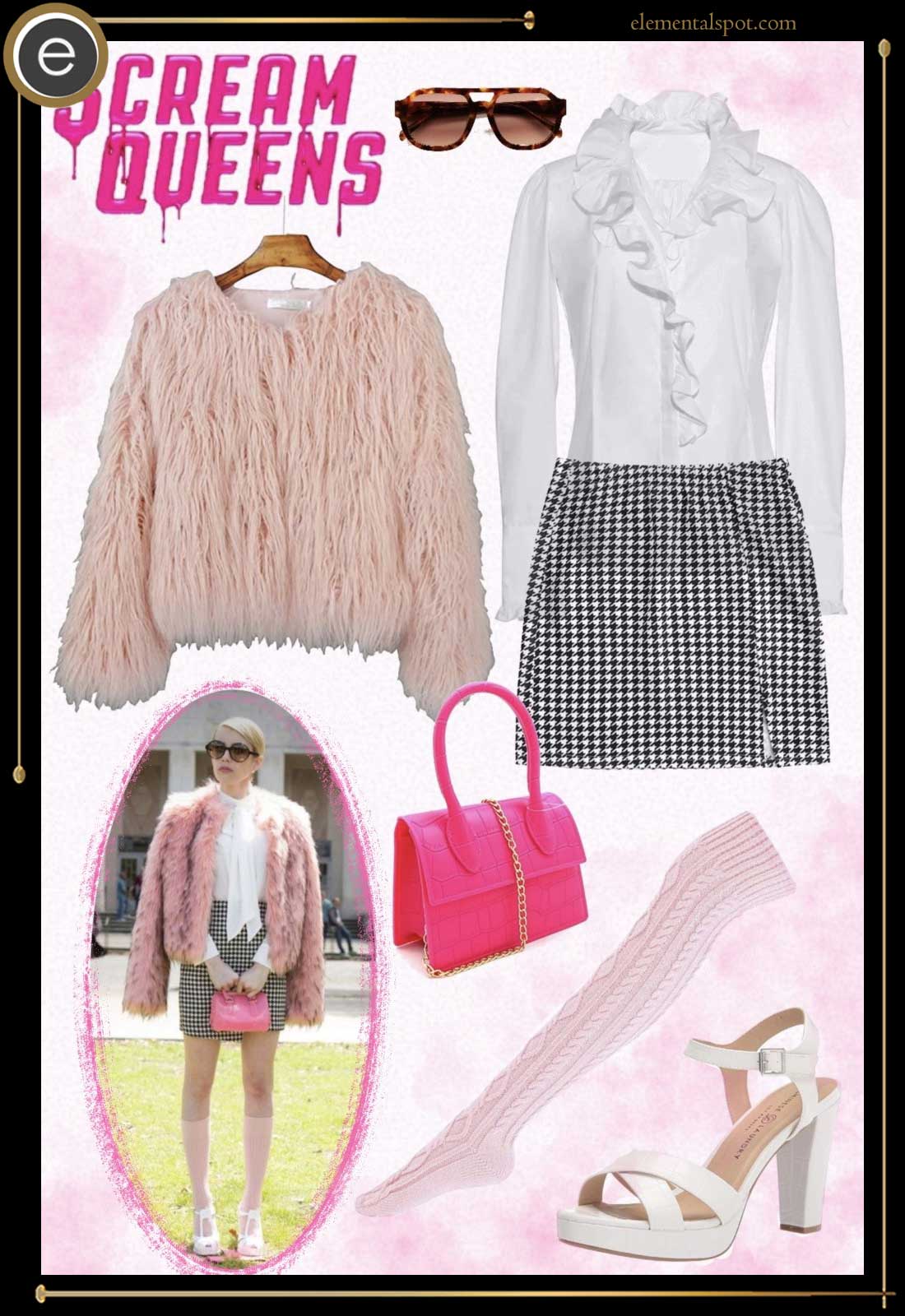 Here is how to recreate the fab style seen in the Scream Queens episode  Chanel Pour Hommeicide  HelloGigglesHelloGiggles