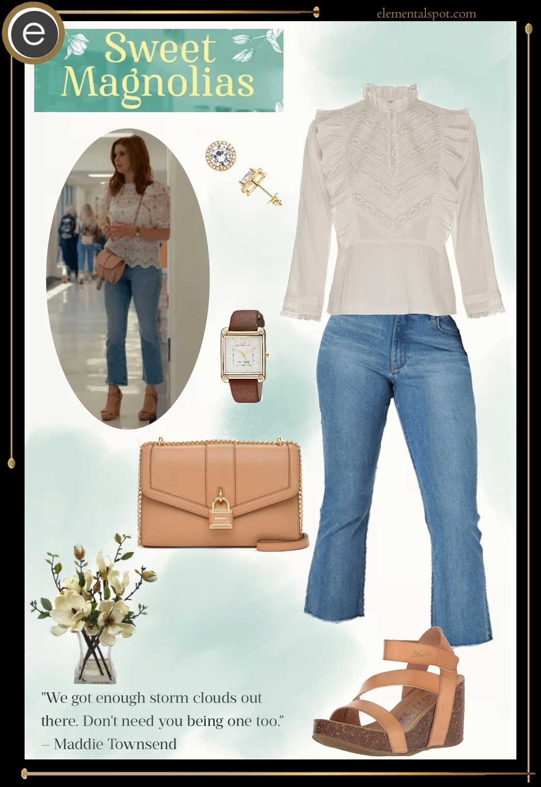 Outfits and Clothes of Maddie Townsend from Sweet Magnolias