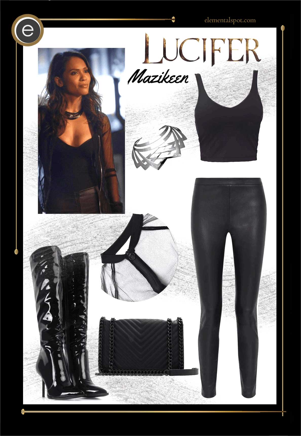 Steal the Look - Dress Like Mazikeen from Lucifer - Elemental Spot