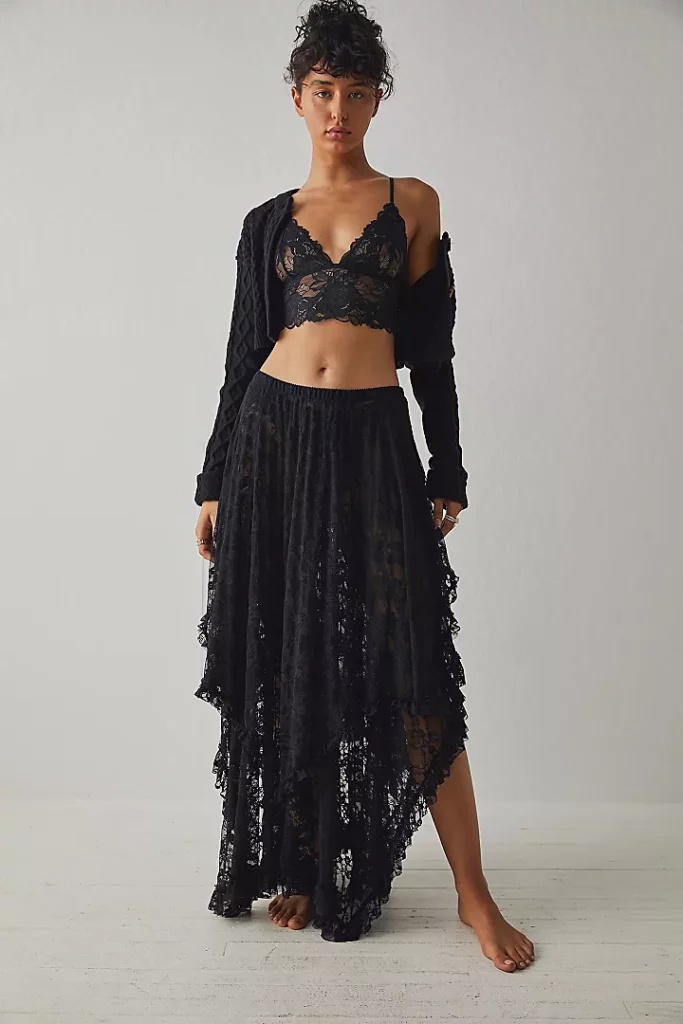 Free People French Court Slip worn by Misty Day Lily Rabe in American Horror Story