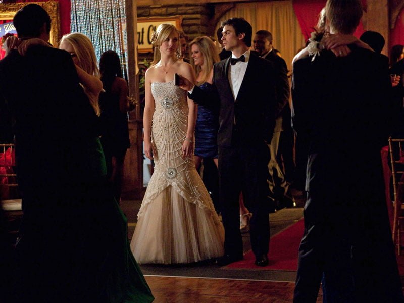Caroline Forbes Exquisite Prom Outfit.