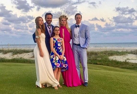 Outer_Banks_Outfit_ideas_The Cameron family at a Midsummer celebration