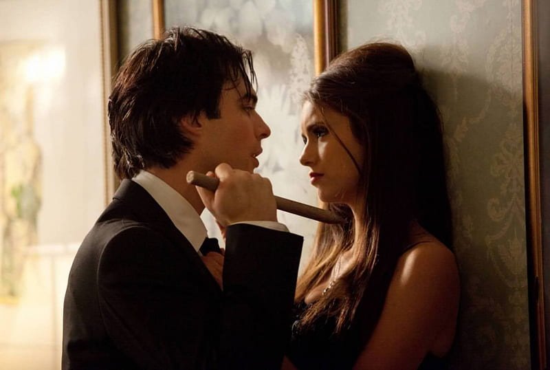 Stefan and Katherine Masquerade, I just loved this picture …