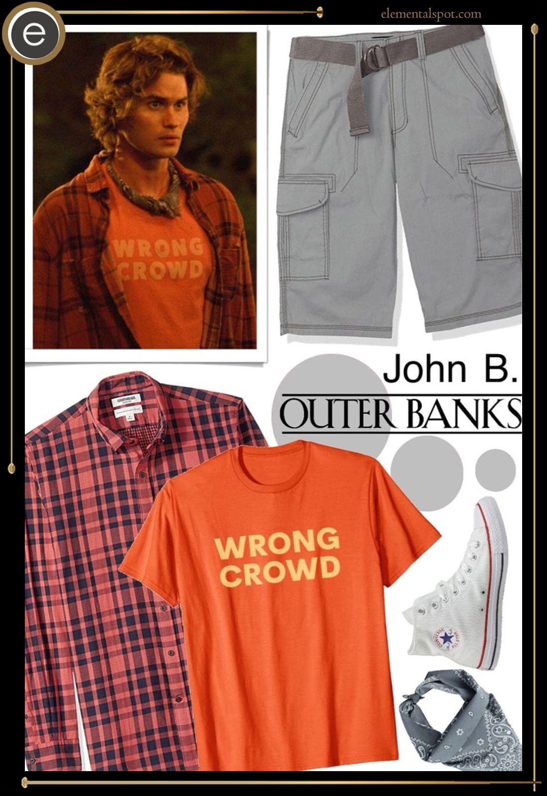 Steal the Look - Dress Like John B. from Outer Banks - Elemental Spot