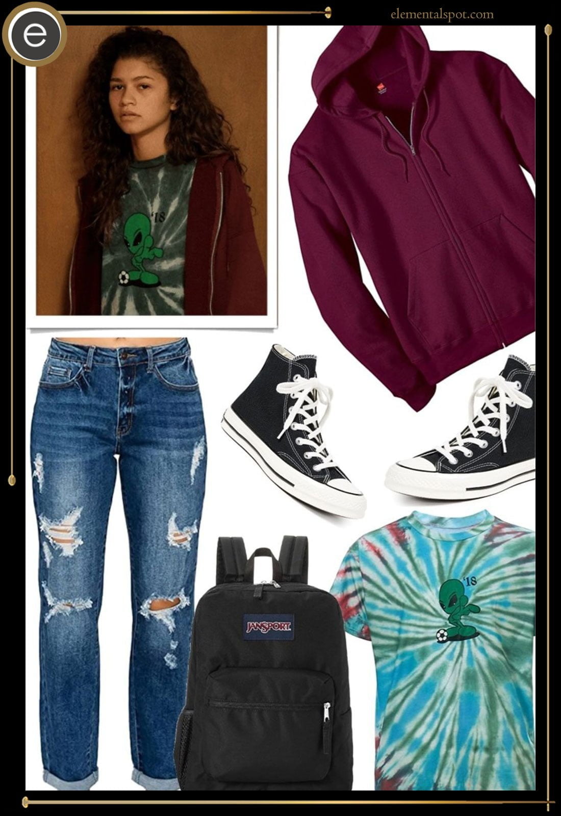 Steal the Look - Dress Like Rue Bennett from Euphoria - Elemental Spot